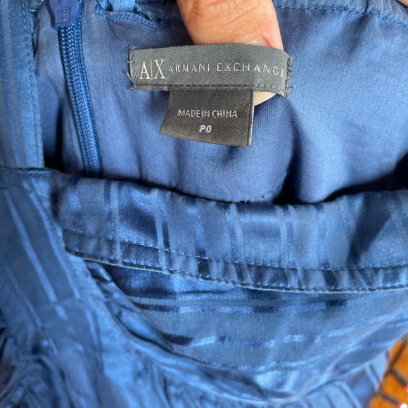 💙👗Armani Exchange Silk/Cotton Halter Baby Doll👗 - Picture 4 of 6